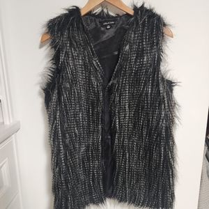 Feather vest